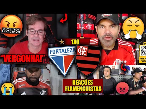 REAÇÕES dos FLAMENGUISTAS - FORTALEZA 1X0 FLAMENGO - BRASILEIRÃO 2025 - VAMOS RIR DO FLA! REACT