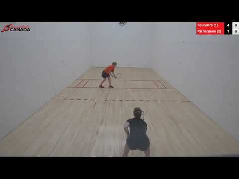 2018 Canadian Racquetball National Championships - Women's Singles Final - Richardson vs Saunders