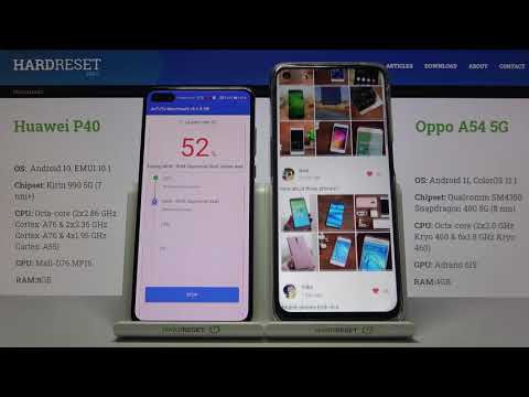 Huawei P40 vs Oppo A54 5G - AnTuTu Benchmark TEST Comparison