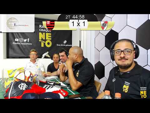 NARRAÇÃO TRISTE DOS ANTIS  - Rádio Craque Neto - FLAMENGO VS RIVER PLATE