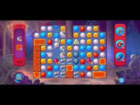 Fishdom Hard level 11047 no boosters フィッシュダム ハード