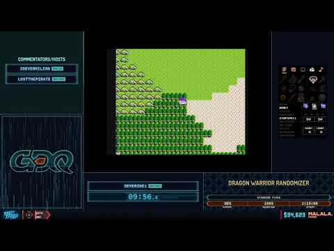 Dragon Warrior Randomizer by Demerine2 in 2:13:22 - Frost Fatales 2020