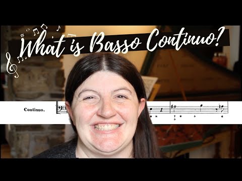 What is basso continuo?