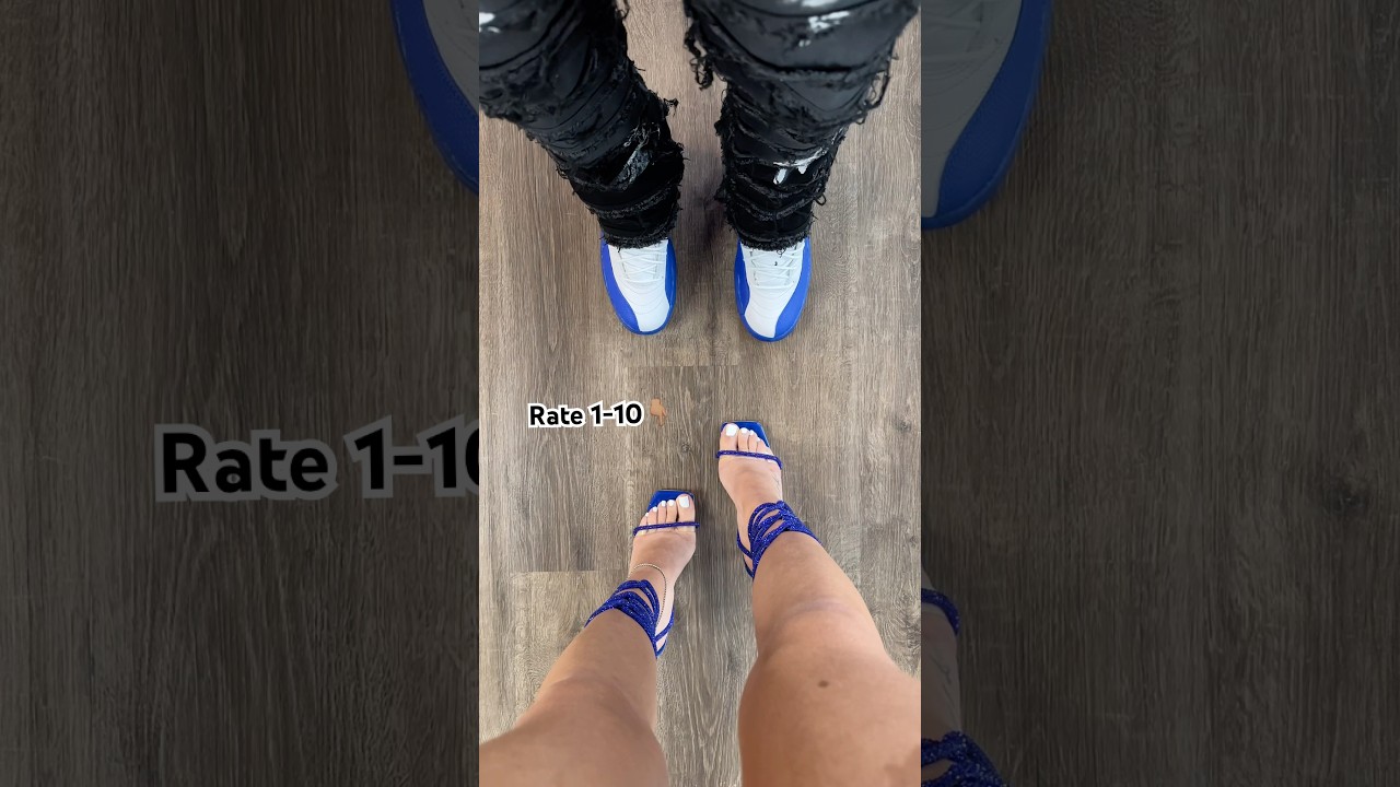 Rate 1-10😍🔥 #hisandhers #relationshipgoals #sneakers #heels #fashion