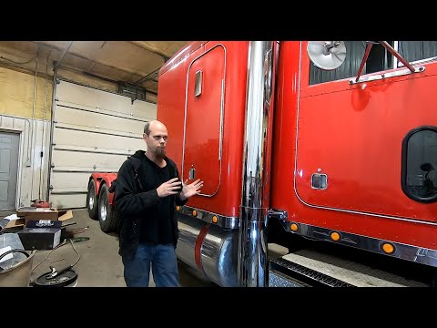 ep 35 - fixing loose door handles - Peterbilt 359 rebuild