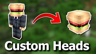 How to Easily Make Custom Heads in Minecraft 1.20 - Java Edition