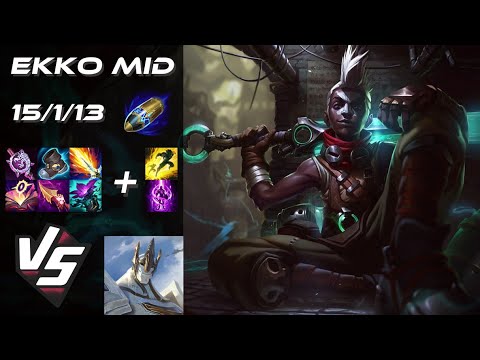 Ekko Mid vs Galio - EU Grandmaster Patch 14.5.1