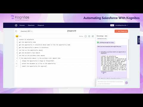 Automating Salesforce With Kognitos