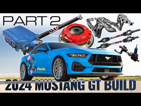 Supercharged 2024 Ford Mustang Build: Tuning, Headers, Clutch & MORE! - Part 2