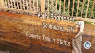 preview picture of video 'How to clean your deck like a PRO by Alltimate Painting, llc'