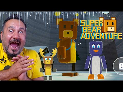 SUPER BEAR ADVENTURE KAR YAĞIYOR! DEV BOSS GELDİ! 3.BÖLÜM