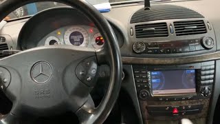 Mercedes E class W211 unlock DVD while driving