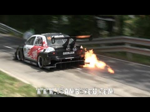 HillClimb - Bergrennen - Course de Côte - Subida al Fito 2023 - Action, Flat Out & Big Flame [HD]