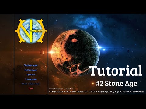 Gregtech New Horizons Tutorial - 2 - Stone Age