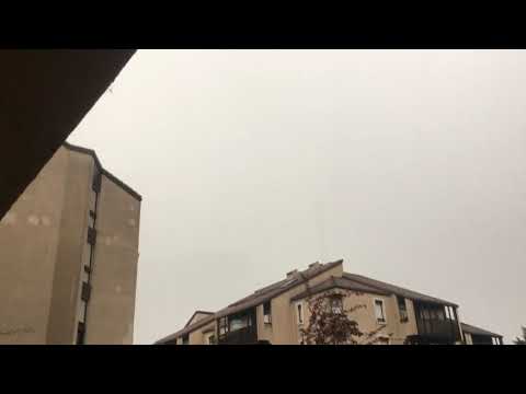 Impact très proche lors du violent orage 01/07/2019 Clermont Ferrand Chamalieres