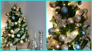 HOW TO DECORATE A SMALL CHRISTMAS TREE | DECK THE HALLS Pt 4