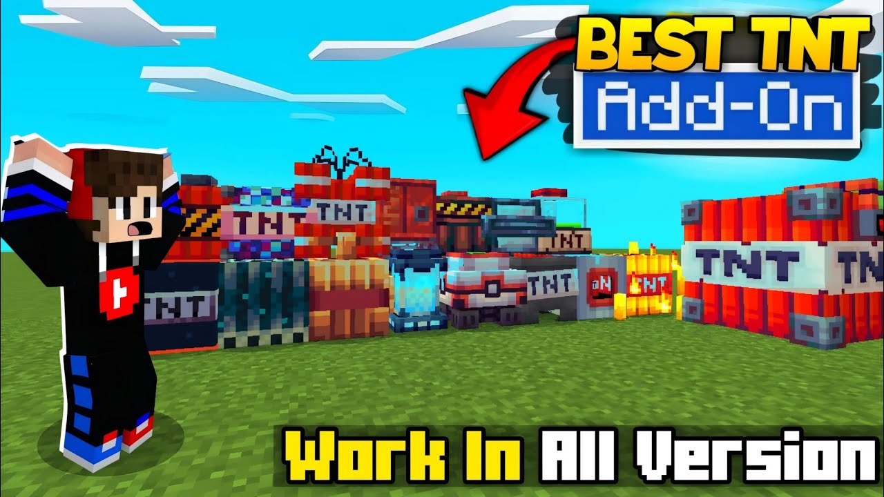 Best TNT Add-On For Minecract Pe !! Work In All Version For MCPE😯