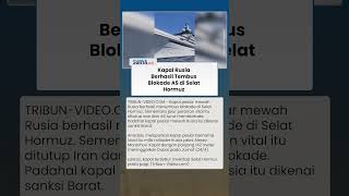 Di Tengah Blokade AS, Kapal Mewah Milik Miliarder Rusia Berhasil Melintas Selat Hormuz