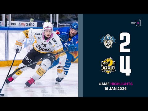 EV Zug vs. HC Ajoie - Game Highlights