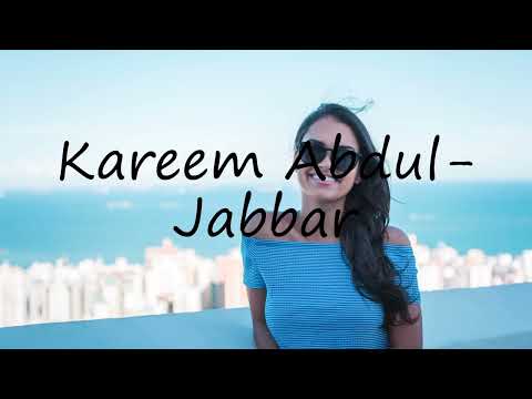 How to pronounce Kareem Abdul-Jabbar in English?