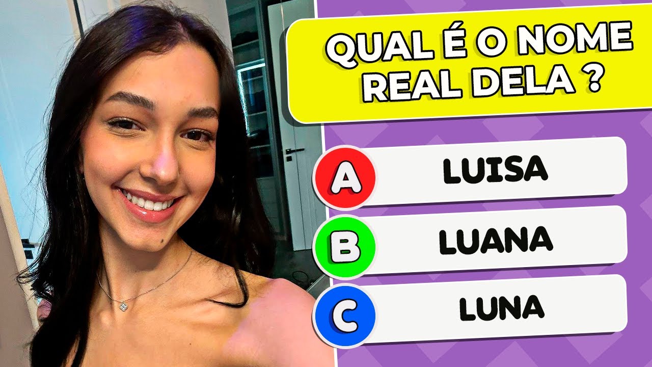 🐼 SUPER QUIZ DA LULUCA 🥰 O Quanto você sabe sobre a LULUCA?
