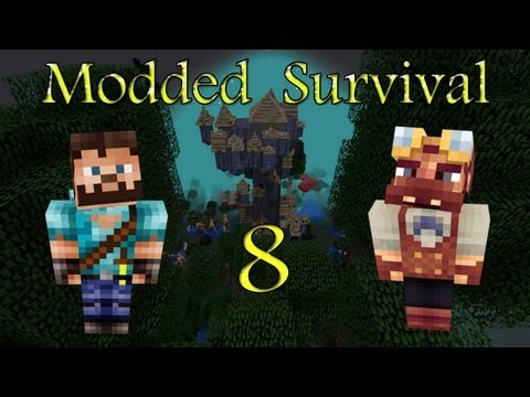 Minecraft: Modded Survival Ep.8 - Preemptive Strike