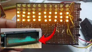 Make your own VU Meter for music syestem using 2284ic &4017