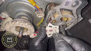 GE Washer Not Spinning | Speed Sensor Replacement | Spins and Stops