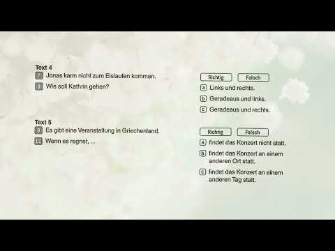 Zertifikat B1 neu 15 Übungsprüfungen Model Paper 9 Hören mit Lösungen 2023