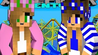 Minecraft-Little Carly Adventures-AT THE AMUSEMENT PARK w/Little Kelly