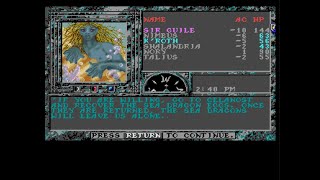 The Dark Queen of Krynn - Part 3 Naudlidis (Underwater) Long-play (w/commentary) Amiga retro gaming