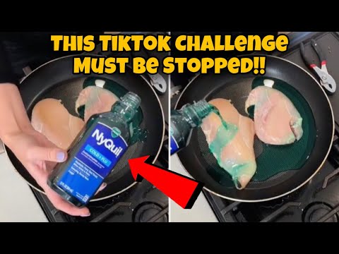 STUPID! FDA Warns Against Marinating Chicken In NyQuil After New TikTok Trend Goes Viral !!!