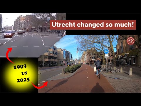 Utrecht changed so much! Street images in 1993 vs 2025