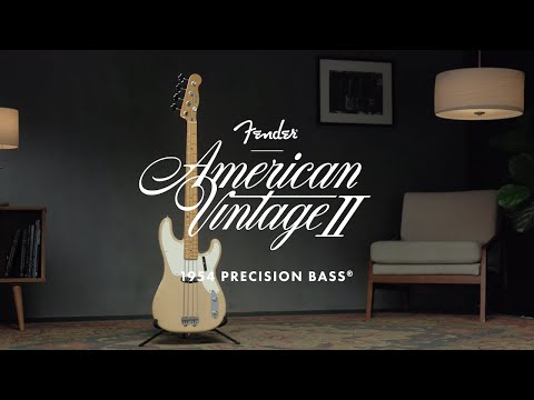 Fender American Vintage II 1954 4-String Precision Bass (2-Color Sunburst, Right-Handed)