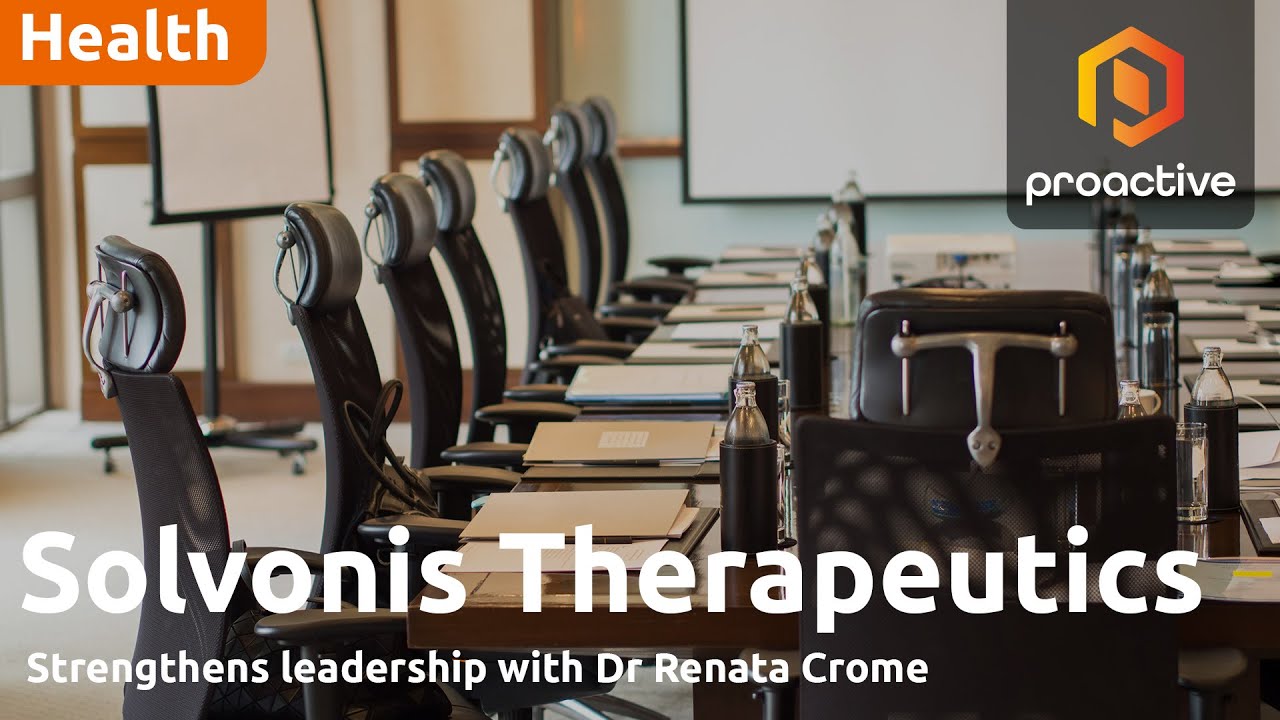 Solvonis Therapeutics strengthens board with addition of Dr Renata Crome