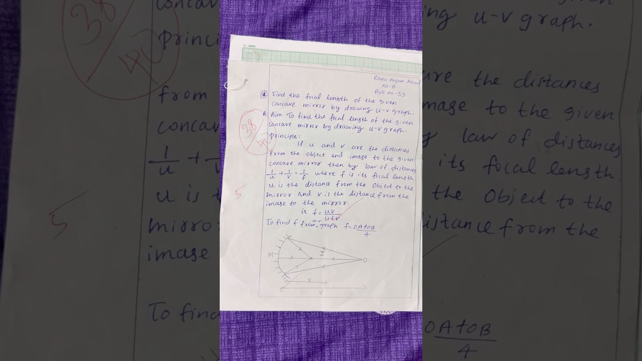 Answer Paper Practical Exam Physics Model Exam