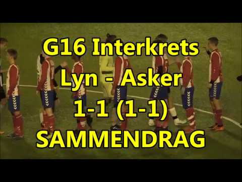 G16 Interkrets: Lyn - Asker 1-1. SAMMENDRAG