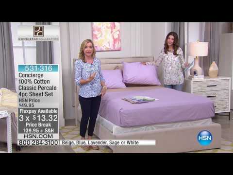 HSN | Concierge Collection Bedding 05.30.2017 - 06 AM
