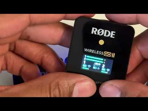 Rode Wireless Go 2 - How to Adjust Gain/db (Decibels)