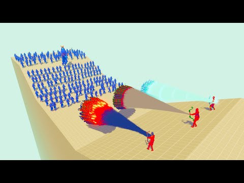100x SAMURAI UNITS + GIANT SAMURAI vs 3x EVERY GOD | TABS ⚔️ Totally Accurate Battle Simulator ⚔️