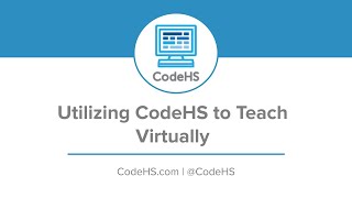 How To Use CodeHS for Virtual Learning thumbnail