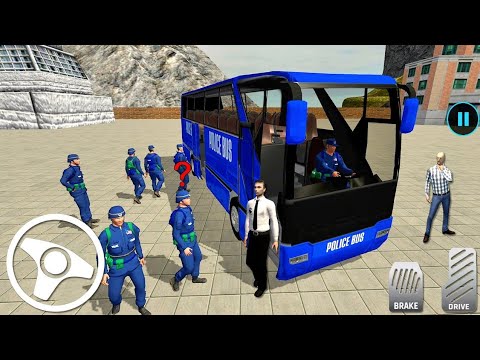 US City Police Bus Simulator Bus Driving Games 2024–3D Android Gameplay #2