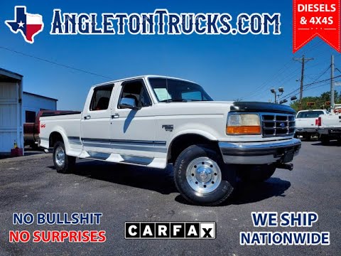 1997 Ford F-250 Test Drive 7.L Powerstroke Diesel - We Ship Nationwide