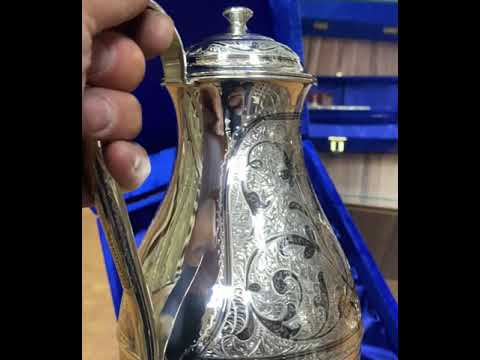 Серебряный узкий кувшин  Кубачинский, кв00034