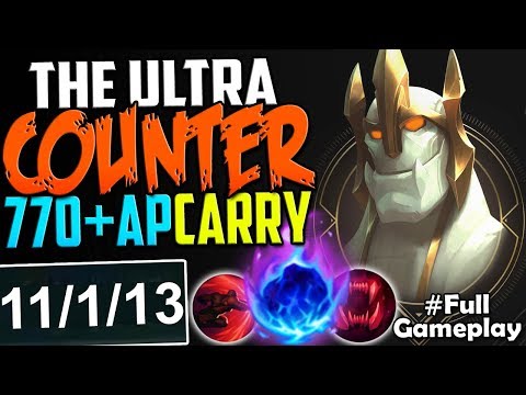ULTRA CHO COUNTER | 770+AP INSANE CARRY | New Runes Galio vs Cho'Gath TOP RANKED SEASON 8 Gameplay