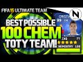 BEST POSSIBLE 100 CHEM TOTY TEAM! - FIFA ...