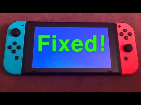 Nintendo Switch How to FIX blue screen Bricked EASY FIX!