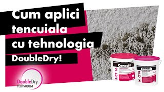 Cum aplicam corect tencuiuala Ceresit cu tehnlogia Double Dry