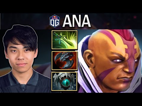 OG.ANA SMURF ANTI-MAGE WITH 21 KILLS AND 1000 GPM - DOTA 2 GAMEPLAY