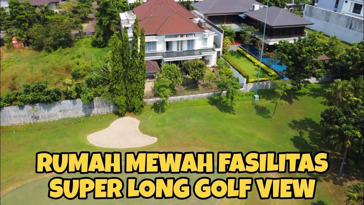 Luxury House in Graha Famili with Long Golf View, Land Only Calculation